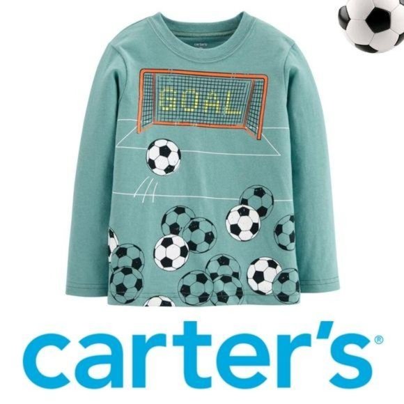CARTER'S ⚽️ Soccer GOAL Tee - Picture 1 of 5